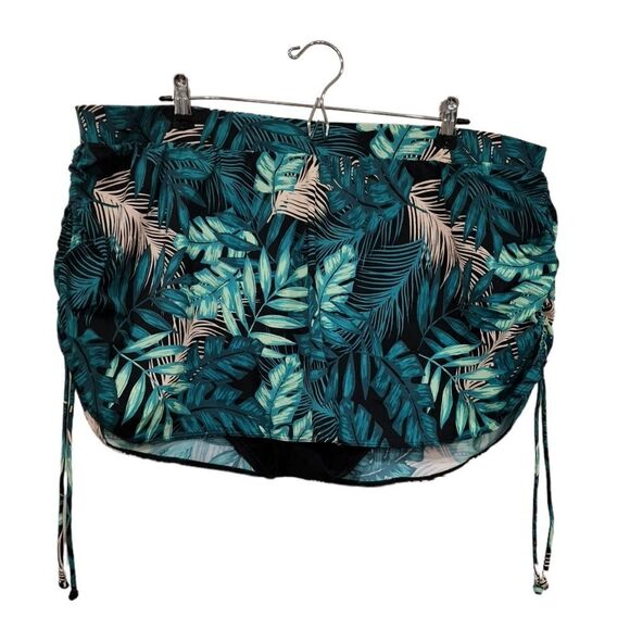 Cacique Swim Women's Desert Palms Drawstring Swim Skirted Bottom - Picture 4 of 16